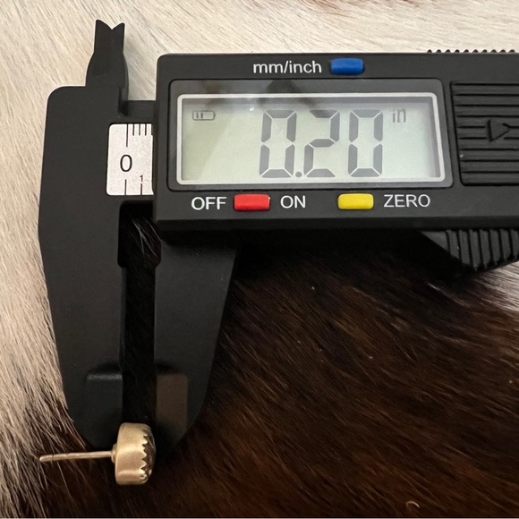 ❤️ Golden Hills Turquoise Navajo Style Brushed 925 Stud Earrings Closed Back - Picture 13 of 13